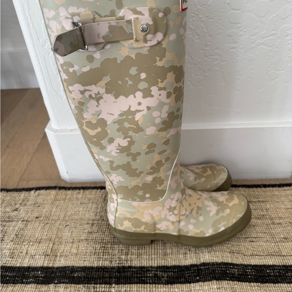 hunter original all flecktarn camo boot womens Size 6 - Picture 4 of 5